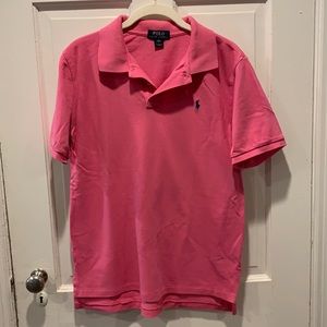 Boy’s Ralph Lauren Pink Polo / Golf Shirt Size XL